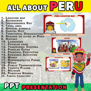 Preview of ALL ABOUT PERU: PPT Presentation