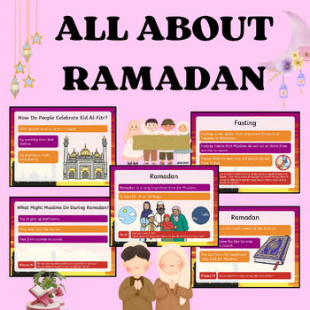 Preview of ALL ABOUT RAMADAN and EID FITR in Islam|facts about ramadan|fasting|powerpoint