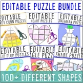 ALL ACCESS Editable Tarsia Puzzle BUNDLE: Less than 25¢ pe