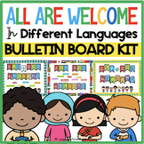 ALL ARE WELCOME Bulletin Board in Different Languages