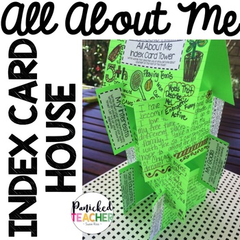 Preview of ALL About Me Index Card House