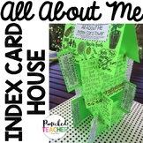 ALL About Me Index Card House