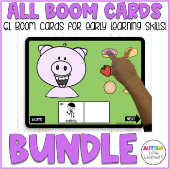Preview of ALL Autism Little Learners Boom Cards™ Bundle - Set 1