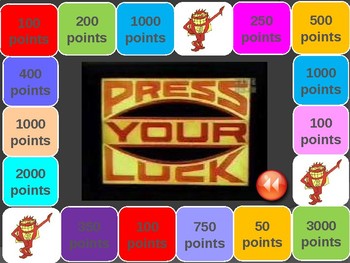 Press your luck powerpoint game