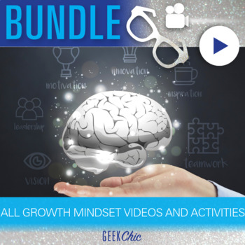 Preview of Distance Learning & In Class ALL Growth Mindset VIDEO LESSON BUNDLE