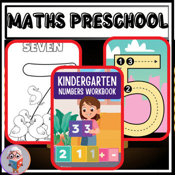 Preview of ALL IN ONE - pre school math workbook (300 worksheets)