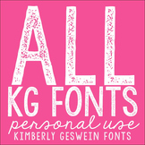 ALL Kimberly Geswein Fonts in One Big Download: Personal Use