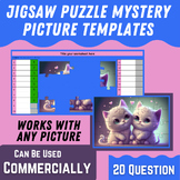ALL NEW COLORS! - Jigsaw Puzzle Mystery Template (3 colors
