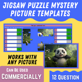 ALL NEW COLORS! - Jigsaw Puzzle Mystery Template (4 colors