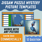 ALL NEW COLORS - Jigsaw Puzzle Mystery Template (4 colors)
