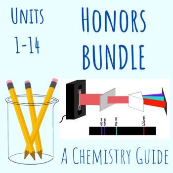 Preview of ALL NOTES BUNDLE! Honors Chemistry Notes with I do, We do, You Do Questions