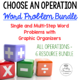 ALL OPERATIONS Single and Multi Step Word Problems w/ Grap