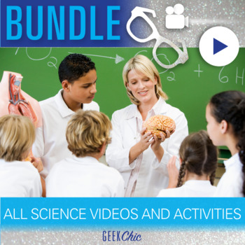 Preview of ALL Science Videos and Activities Digital and In Class BUNDLE