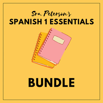 Preview of ALL Spanish 1 Notes BUNDLE