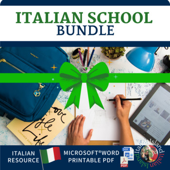 Preview of ALL THE ITALIAN SCHOOL ACTIVITIES BUNDLE