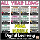 ALL YEAR LONG - Literacy & Math Fun {Google Slides™/Classroom™}