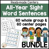 ALL YEAR Sight Word Writing Fluency Sentences Word Order C
