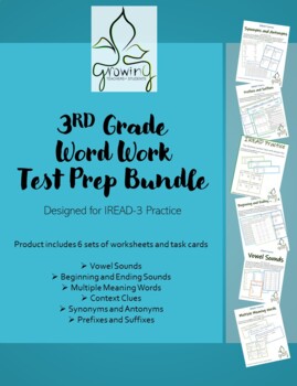 Preview of ALL of my IREAD Word Study Prep Bundle