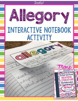 Preview of ALLEGORY Interactive Notebook Activity & Lesson