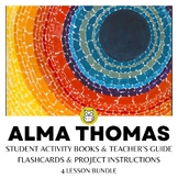 ALMA THOMAS ART PROJECT, ACTIVITY BOOK, LESSON PLANS FOR B