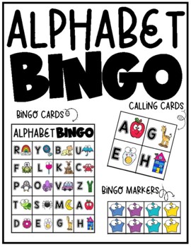 ALPHABET BINGO by Creating Classrooom Magic | TPT