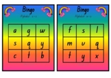 ALPHABET BINGO - LOWERCASE LETTERS -NSW FOUNDATION FONT