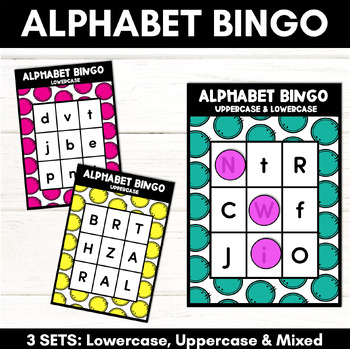 ALPHABET BINGO | Uppercase & Lowercase Letters | Differentiated ...