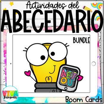 Preview of Abecedario | Alphabet Boom Cards™ Bundle in Spanish