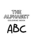 ALPHABET COLORING BOOK