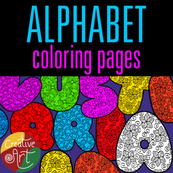 Preview of ALPHABET COLORING PAGES