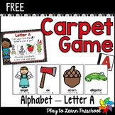 ALPHABET Carpet Game - Letter A