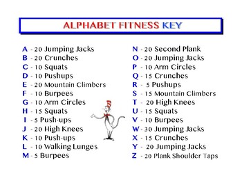alphabet brain gym
