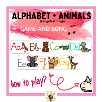 Preview of ALPHABET FLASCARDS (game and song)