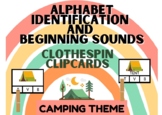 ALPHABET IDENTIFICATION AND BEGINNING SOUNDS CLOTHESPIN CL