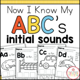 ALPHABET INITIAL SOUNDS PRINTABLES {NOW I KNOW MY ABC'S}