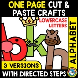 ALPHABET LETTER CRAFTS ACTIVITY CUT & PASTE SHEET MAY COLO