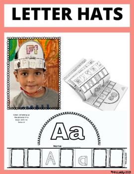 ALPHABET LETTER HATS for PRESCHOOL / CHILDCARE by Mrs Leidy | TPT