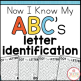 ALPHABET LETTER IDENTIFICATION {NOW I KNOW MY ABC'S}