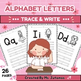 Alphabet Handwriting Practice | Writing Letters Tracing an
