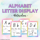 ALPHABET Letter Display - Watercolour Theme