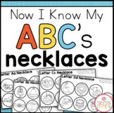 ALPHABET NECKLACES | LETTER RECOGNITION {NOW I KNOW MY ABC'S}