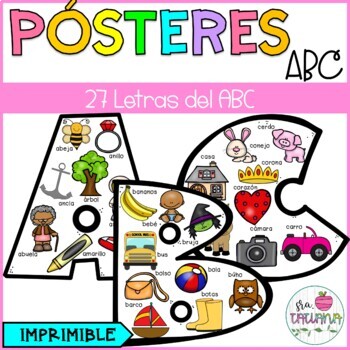 Preview of Spanish Alphabet Posters | Afiches del Alfabeto en Español | El alfabeto