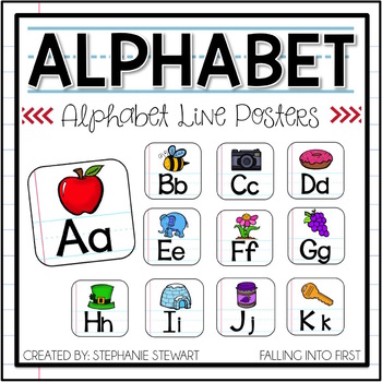 Alphabet Poster - School Classroom Library — TidyLady Printables