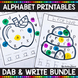 ALPHABET PRINTABLES | Dab and Write Letter Activity