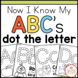 ALPHABET RECOGNITION | DOT THE LETTER {NOW I KNOW MY ABC'S}