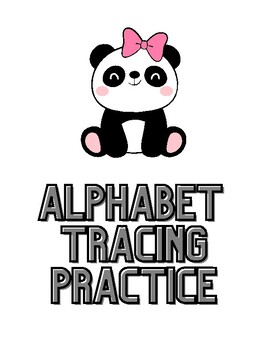 Preview of ALPHABET TRACING PRACTICE