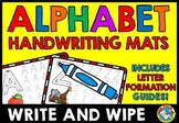ALPHABET UPPERCASE LETTER TRACING WORKSHEETS OR MATS WRITE