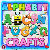 ALPHABET UPPERCASE LETTER CRAFTS and POSTERS
