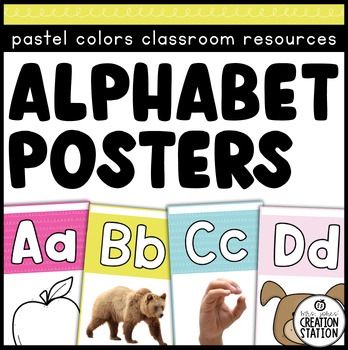 Preview of ALPHABET WALL CARDS | CLASSROOM DECOR | BRIGHTS CLASSROOM | PRE-K, KINDER, FIRST