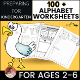 ALPHABET WORKSHEETS: 100 + Worksheets for Letter Recogniti